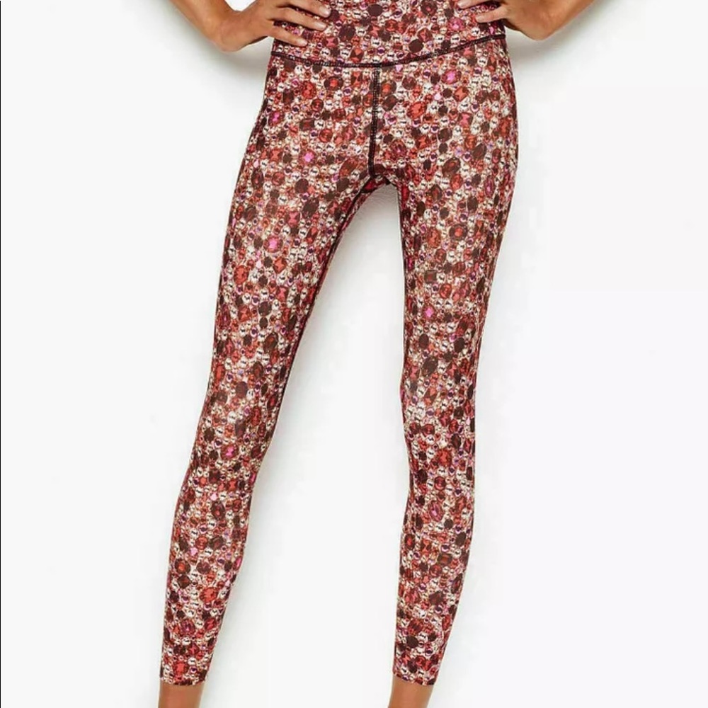 VS Sport - leggings / ruby red studs print XL